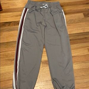 grey joggers